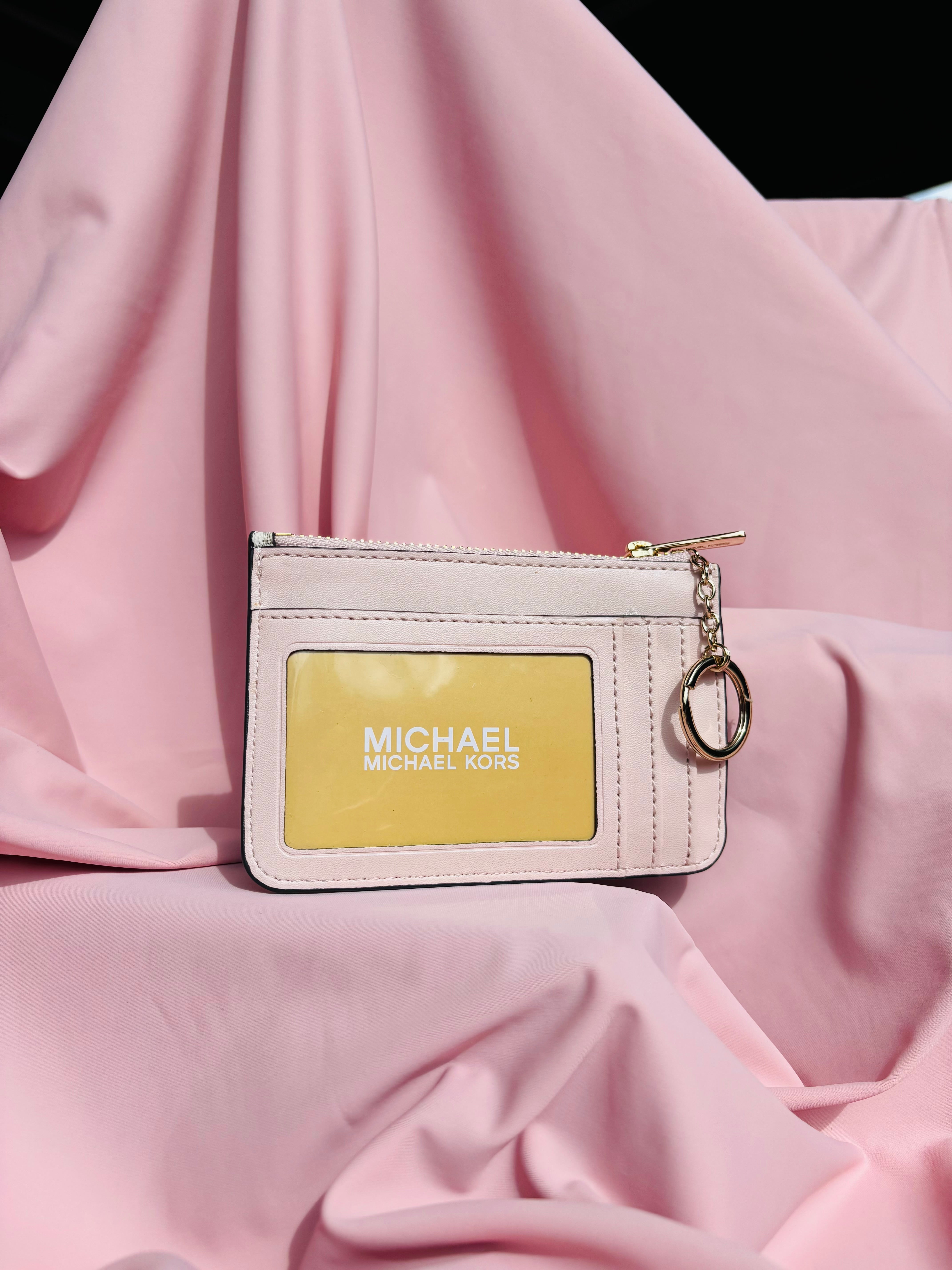 Tarjetero Michael Kors Palo Rosa