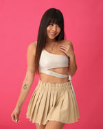 Cargar imagen en el visor de la galería, Top Athena Blanco con Dorado
