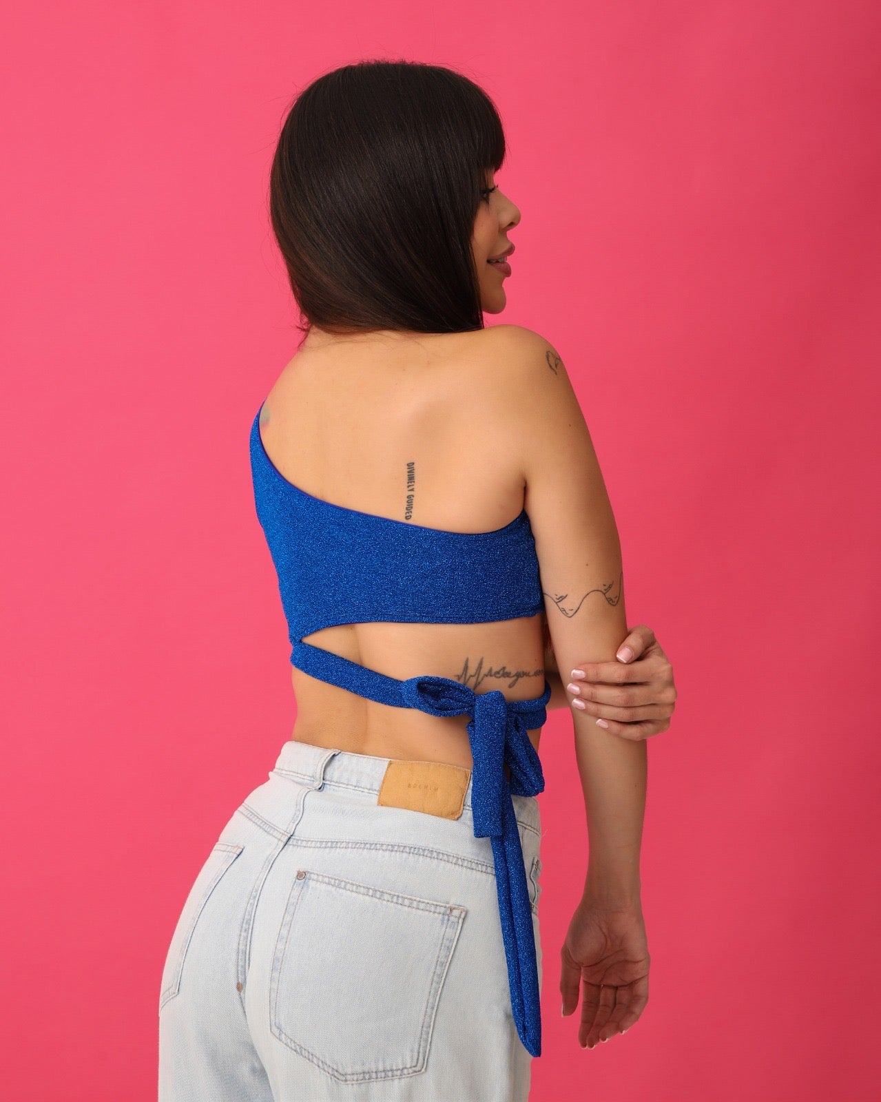 Top Athena Azul Escarcha