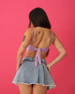 Cargar imagen en el visor de la galería, Top Corazon Hologram Lila

