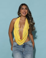 Cargar imagen en el visor de la galería, Top Gabriela Fusia Amarillo
